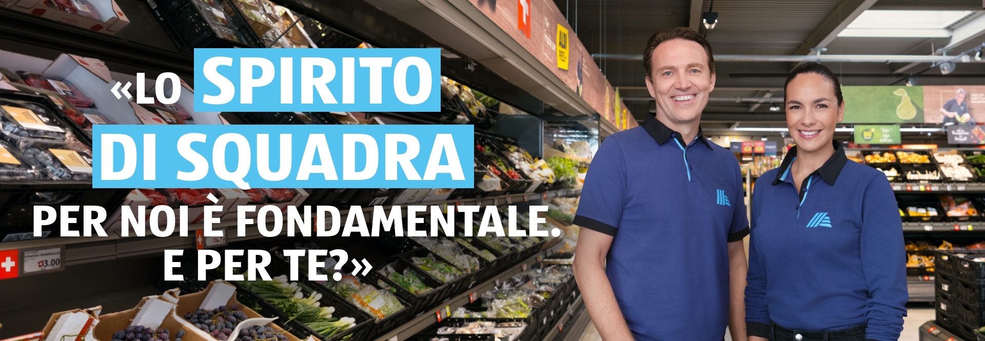 Carriera da ALDI SUISSE: Lo spirito di squadra