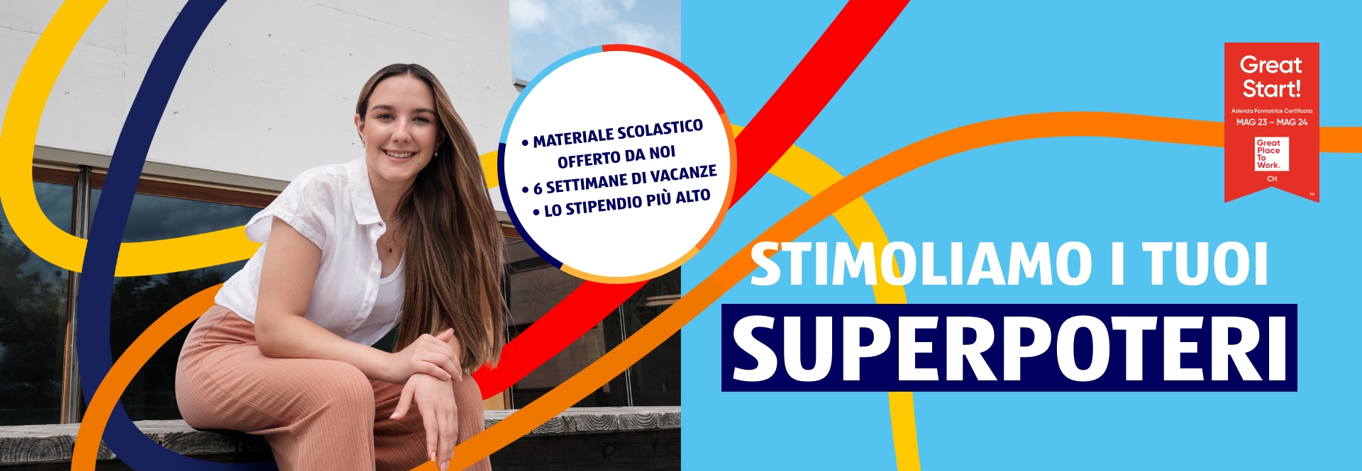 Apprendistato da Aldi Suisse: Stimoliamo i tuoi superpoteri