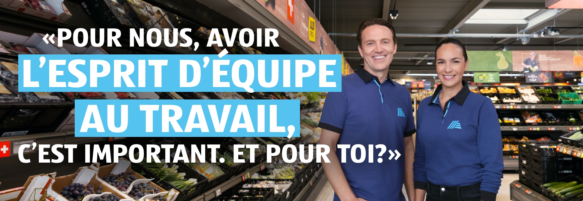 Recherche d'emploi: Pour nous, avoir l'esprit d'equipe au travail c'est important. Et pour toi?